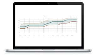 Laptop showing valuation interface